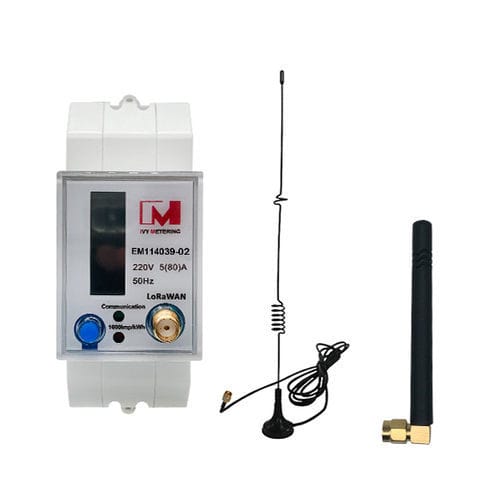 Single-phase electric energy meter - EM114039-02  - IVY METERING - DIN rail / residential / prepaid