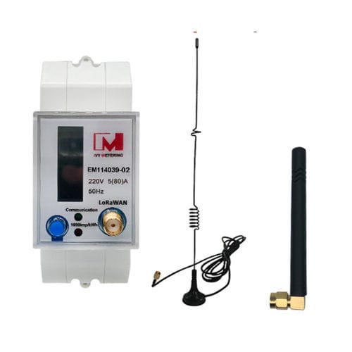 Single-phase electric energy meter - EM114039-02 - IVY METERING - DIN rail / residential / prepaid