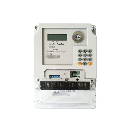 Three-phase electric energy meter - EM524012 - IVY METERING - DIN rail / RS-485 / pulse output
