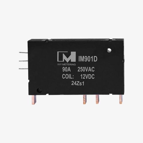DC electromechanical relay - IM901D - IVY METERING - 12VDC / DPDT / compact