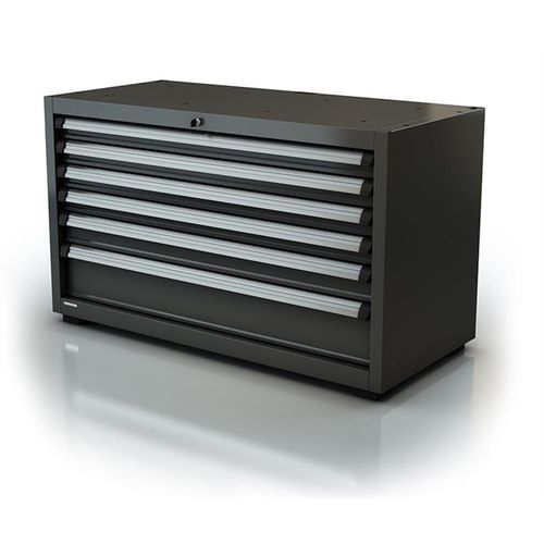 Workshop cabinet - AR-074.10-6 - DEA WORKLAB SRL - with legs / 6-drawer / polyester