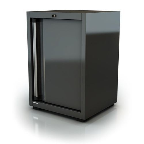 Workshop cabinet - AR-052.11 - DEA WORKLAB SRL - with legs / door / shelf