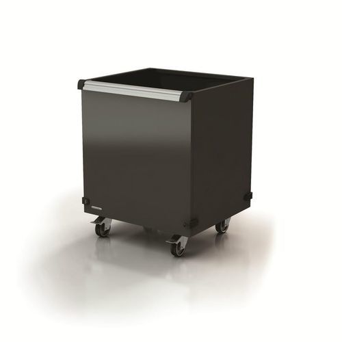 Transport trolley - AR-343.10 - DEA WORKLAB SRL - laboratory / aluminum / for waste containers