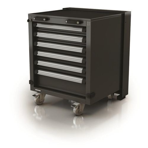 Workshop trolley - AR-131.11 - DEA WORKLAB SRL - aluminum / with drawer