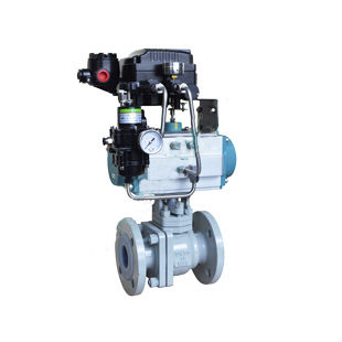 PTFE-lined valve - 30C05 - SuZhou KoSa Environmental Protection CO.,LTD - ball / electric / pneumatic