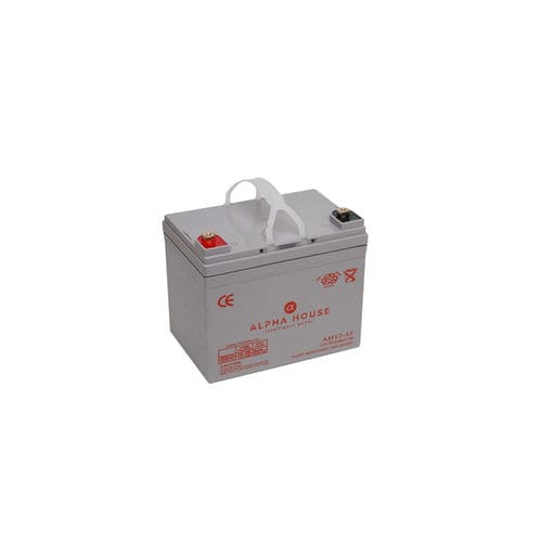 Rectangular battery AH1233 Alpha House Ltd 12 V / UL / CE