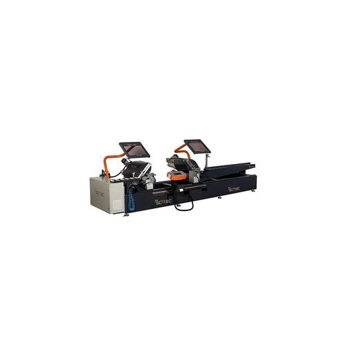 Aluminum cutting machine - DCA 440 - SCHTEC MACHINERY - for aluminum profiles / servo-driven / double-head