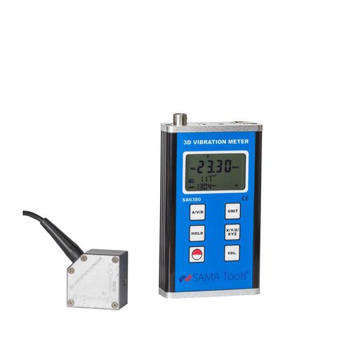 Machine monitoring vibration meter - SA63 series - S.A.M.A. ITALIA SRL - portable / digital / single-axis