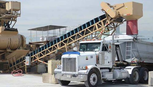 Concrete conveyor belt - Vince Hagan - for inclined conveyors