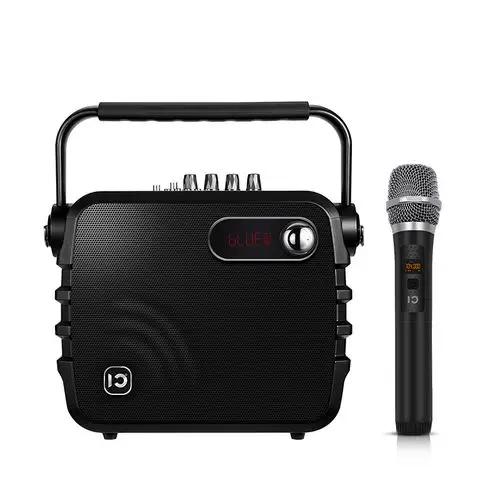 SHIDU K10 Bluetooth ワイヤレススピーカー ブラック 楽天市場】訳あり品□SHIDU K10 ワイヤレスマイク2本付き