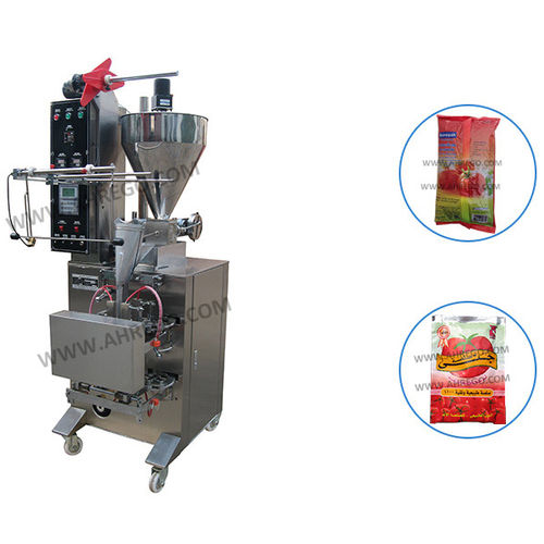 Vertical bagging machine - RG-180J - Anhui Koyo Rego Machinery Technology Co., Ltd. - weight / automatic / tomato sauce