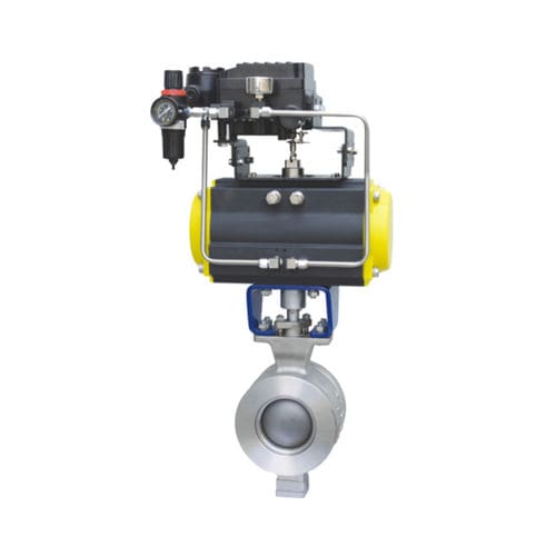 Ball valve - V-Port  - HEFEI AFC INTERNATIONAL TRADE CO., LTD. - electrically-actuated / flow control / for sludge
