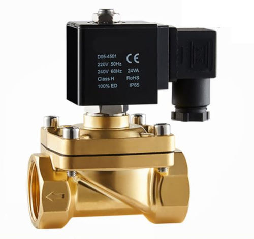 Direct-operated solenoid valve - Ningbo Hi-Tech Smart Machinery Co., Ltd. - 2-way / for water / for gas