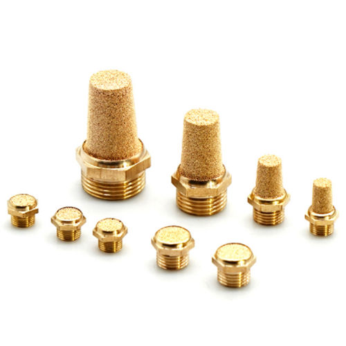 Compressed air muffler - Ningbo Hi-Tech Smart Machinery Co., Ltd. - for solenoid valves / plastic / aluminum