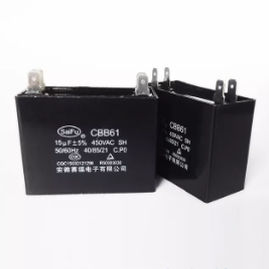 Power capacitor - CBB61  - ANHUI SAFE ELECTRONICS Company - self-healing / ripple / reference