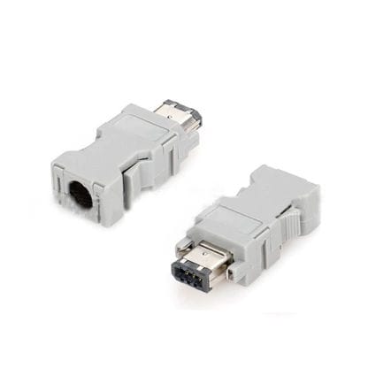 Electrical power supply connector - 1394-SM-6P - ShenZhen Antenk Electronics Company - T-shaped / female / current
