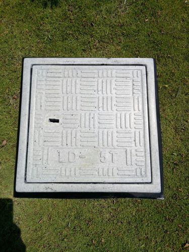 Glass fiber-reinforced composite manhole cover - AMROCK - square / round / rectangular