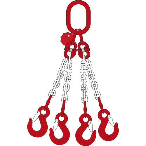 Chain sling - DoKett - Dolezych - 4-point / metal