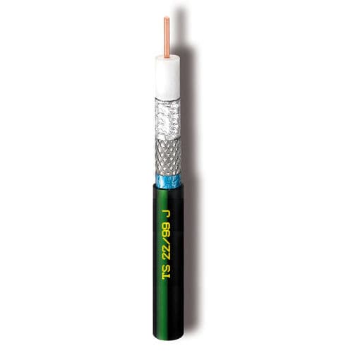 Coaxial electrical cable - TS22/99J - Cavel - data / TV antenna / insulated