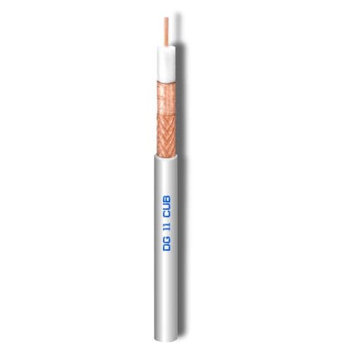 Coaxial electrical cable - DG11CUB - Cavel - data / TV antenna / insulated