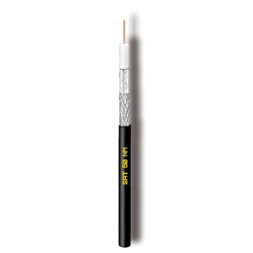 Coaxial electrical cable - SAT50MN - Cavel - data / TV antenna / insulated