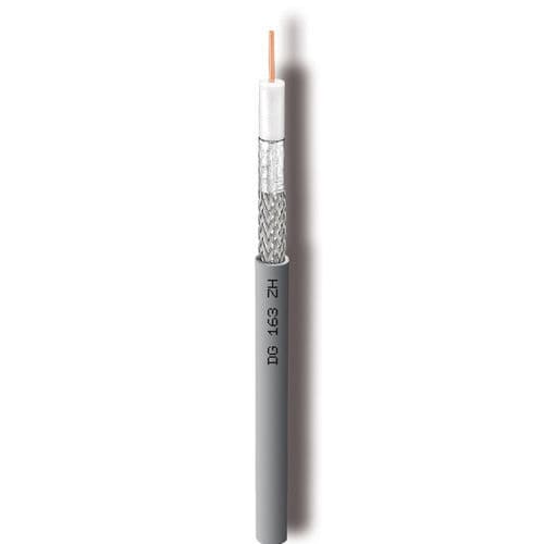 Coaxial electrical cable - DG163ZH - Cavel - data / TV antenna / insulated