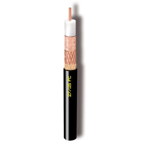 Coaxial electrical cable - 27/115FC - Cavel - data / TV antenna / insulated