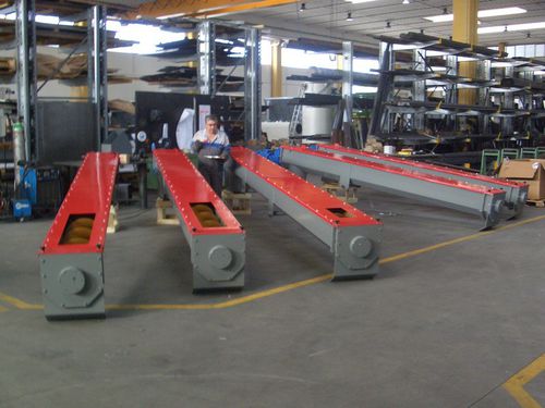 Screw conveyor - ITR Recycling Technologies - spiral / for bulk materials / for the recycling industry