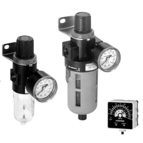 Air filter-regulator - FR series - Koganei Corporation - basket / pressure / process