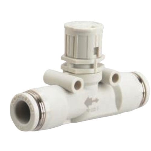 Compressed air fitting - SCD series - Koganei Corporation - quick / T-shaped / plastic
