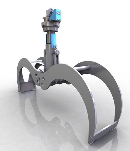 Orange peel grab - TG / TGR / FTG - HGT Hydraulikgreifer-Technologie GmbH - hydraulic / wood / for excavators