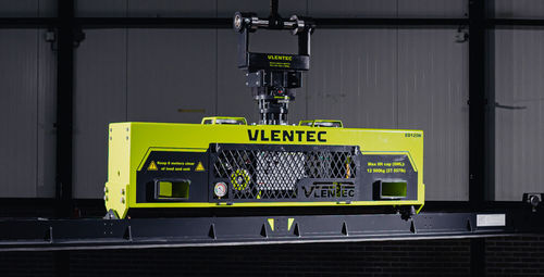 Overhead crane vacuum lifting device - ED125N - Vlentec - for pipes / horizontal / electric