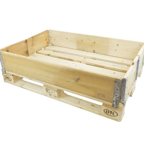 Wood pallet box - 38136HTKD - Rotom Nederland BV - storage / transport / for bulk materials
