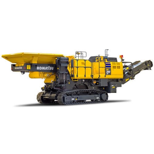 Jaw crusher - BR380JG-3 - Komatsu Europe - mobile / diesel engine