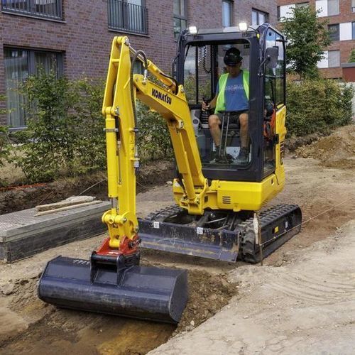 Mini-excavator - PC17R-5 - Komatsu Europe - tracked / construction / short tail swing