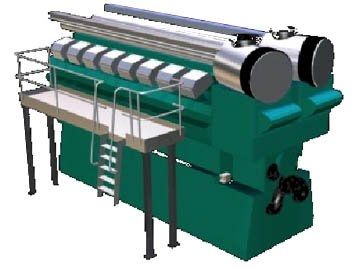 Gas engine - Bergen C series - Rolls Royce - multi-cylinder / turbocharged