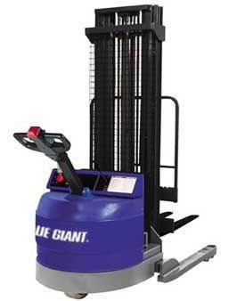 Electric reach truck - BGN series - Blue Giant - stand-on / narrow-aisle / handling