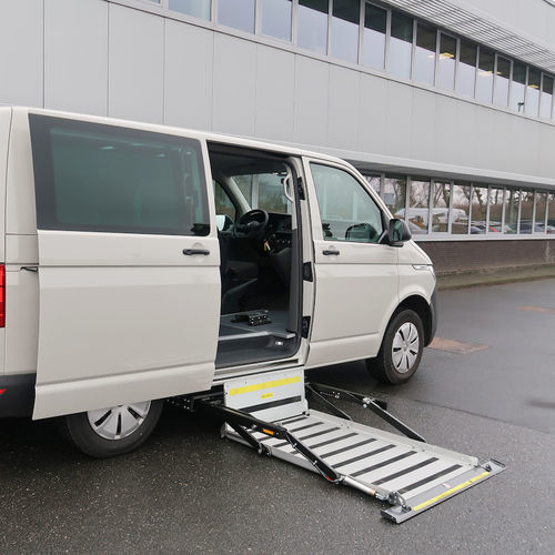 Foldable lift gate - DH-CH104.03 - Dhollandia - side-mount / for wheelchairs / for disabled persons
