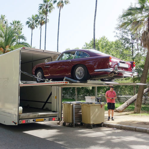Column type lift gate - DH-VO.D2 - Dhollandia - two-stage / for box trucks / vehicle