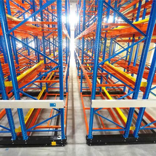 Mobile rack - Shanghai Calin Logistic Equipment Co., Ltd. - pallet / automated / electric