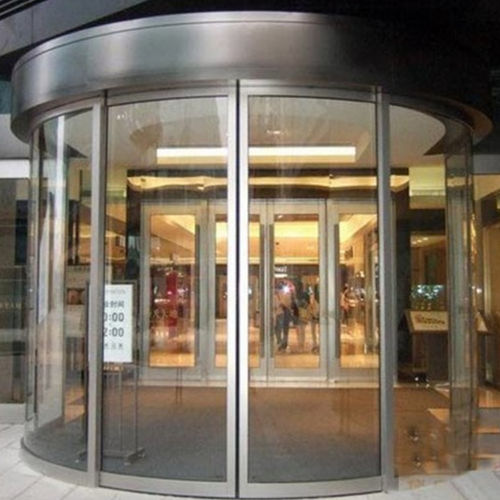 Curved sliding door - Shen Zhen Hui Trade Industry Co., Ltd. - exterior / safety / automatic