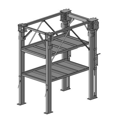 3 levels parking platform - CQSL-4 - Qingdao Cherish Intelligent Equipment Co., Ltd.