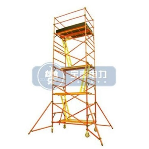 Mobile scaffolding tower - RJP-MR  - Suzhou Baofu Electrical&Safety Equipments Co., Ltd. - facade / climbing