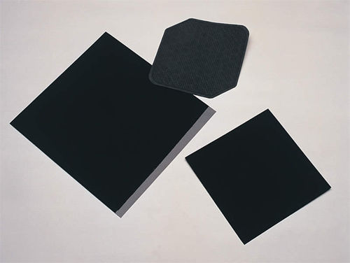 Gas diffusion electrochemical electrode - 17 x 17 cm - ElectroChem - graphite / for fuel cells