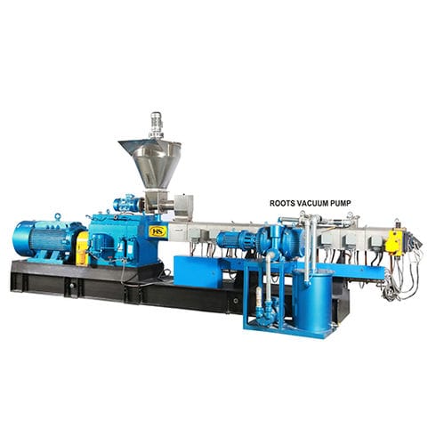 Twin screw extruder - TSE - Nanjing Haisi Extrusion Equipment Co., Ltd. - recycling / for PP / for PET