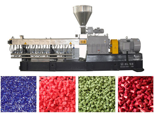 Twin screw extruder - TSH series - Nanjing Haisi Extrusion Equipment Co., Ltd. - pelletizing / for masterbatch / corrosion resistant