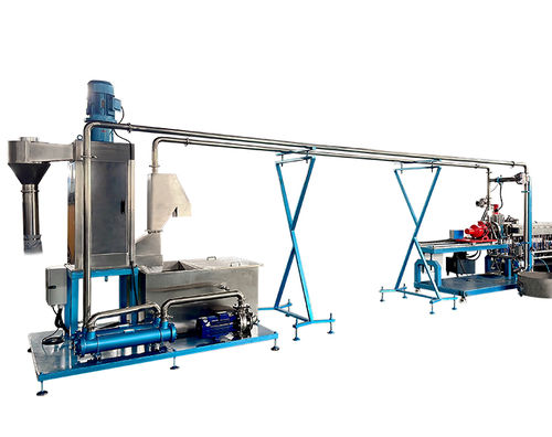 Pelletizing extrusion line - TSE - Nanjing Haisi Extrusion Equipment Co., Ltd. - for PVC