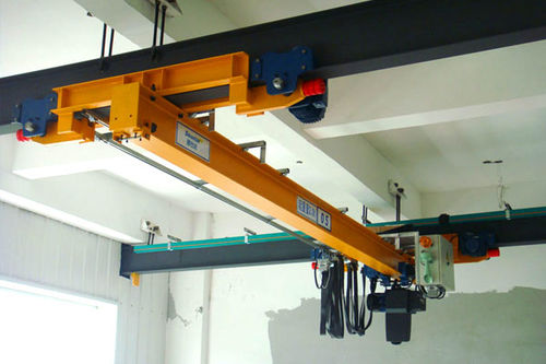 Hanging overhead crane - Henan Kuangshan Crane Co., Ltd. - single-girder / light-duty / low headroom