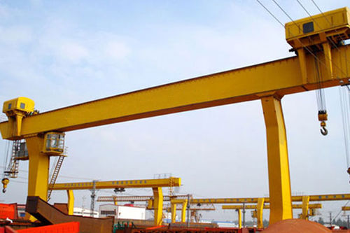Rail-mounted gantry crane - Henan Kuangshan Crane Co., Ltd. - welding / steel