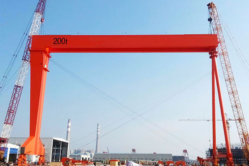 Rail-mounted gantry crane - Henan Kuangshan Crane Co., Ltd. - for shipbuilding / steel